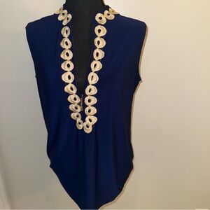 Peck & Peck Royal Blue Top